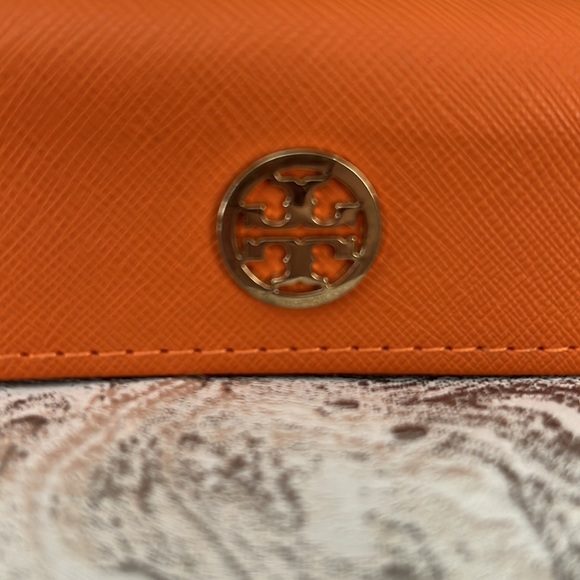 EUC Tory Burch Dust Cover and Eyeglasses Case BURNT ORANGE - Picture 4 of 6